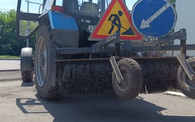 Услуги дорожной щетки на базе МТЗ - Тула, заказать или взять в аренду