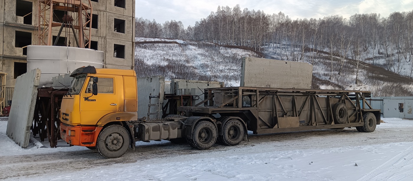Аренда и услуги панелевозов для перевозки ЖБИ изделий в Арсеньево