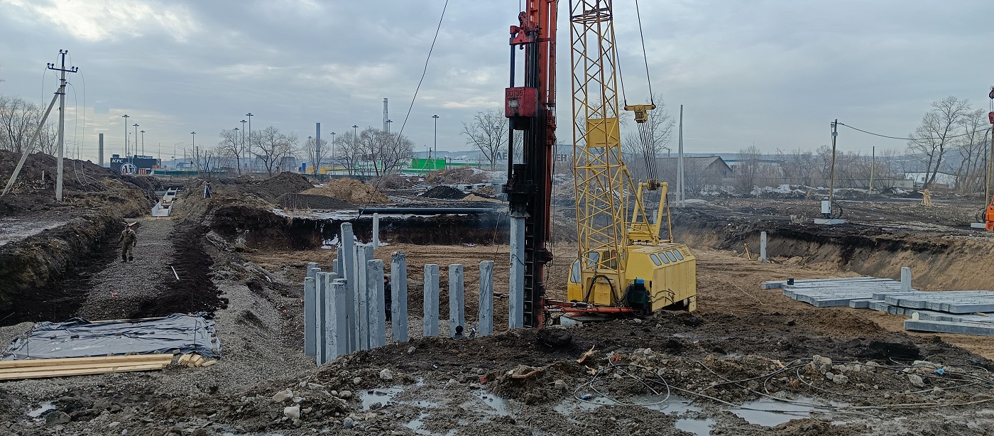 Аренда сваебоя для забивки бетонных свай в Бегичевском