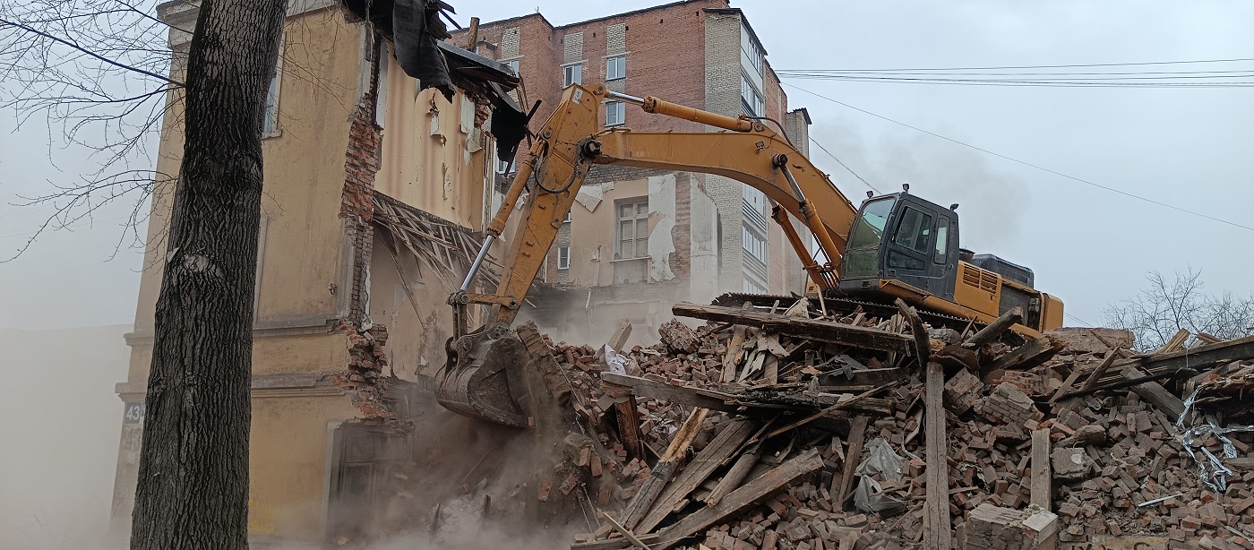 Услуги по сносу и демонтажу старых домов, строений и сооружений в Агеево