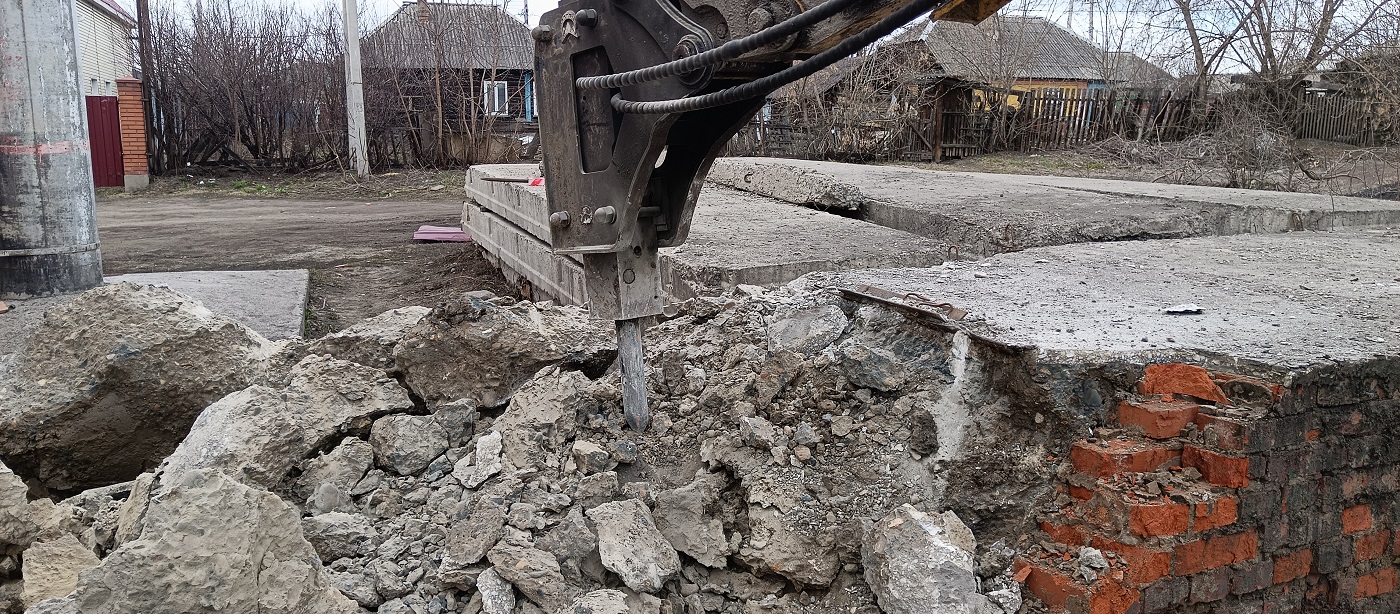 Услуги и заказ гидромолотов для демонтажных работ в Плавске