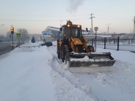 Уборка, чистка снега спецтехникой стоимость услуг и где заказать - Киреевск